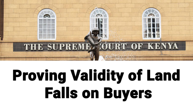 Supreme Court: The burden of Proving the Validity of a Land Falls on Buyer thumbnail