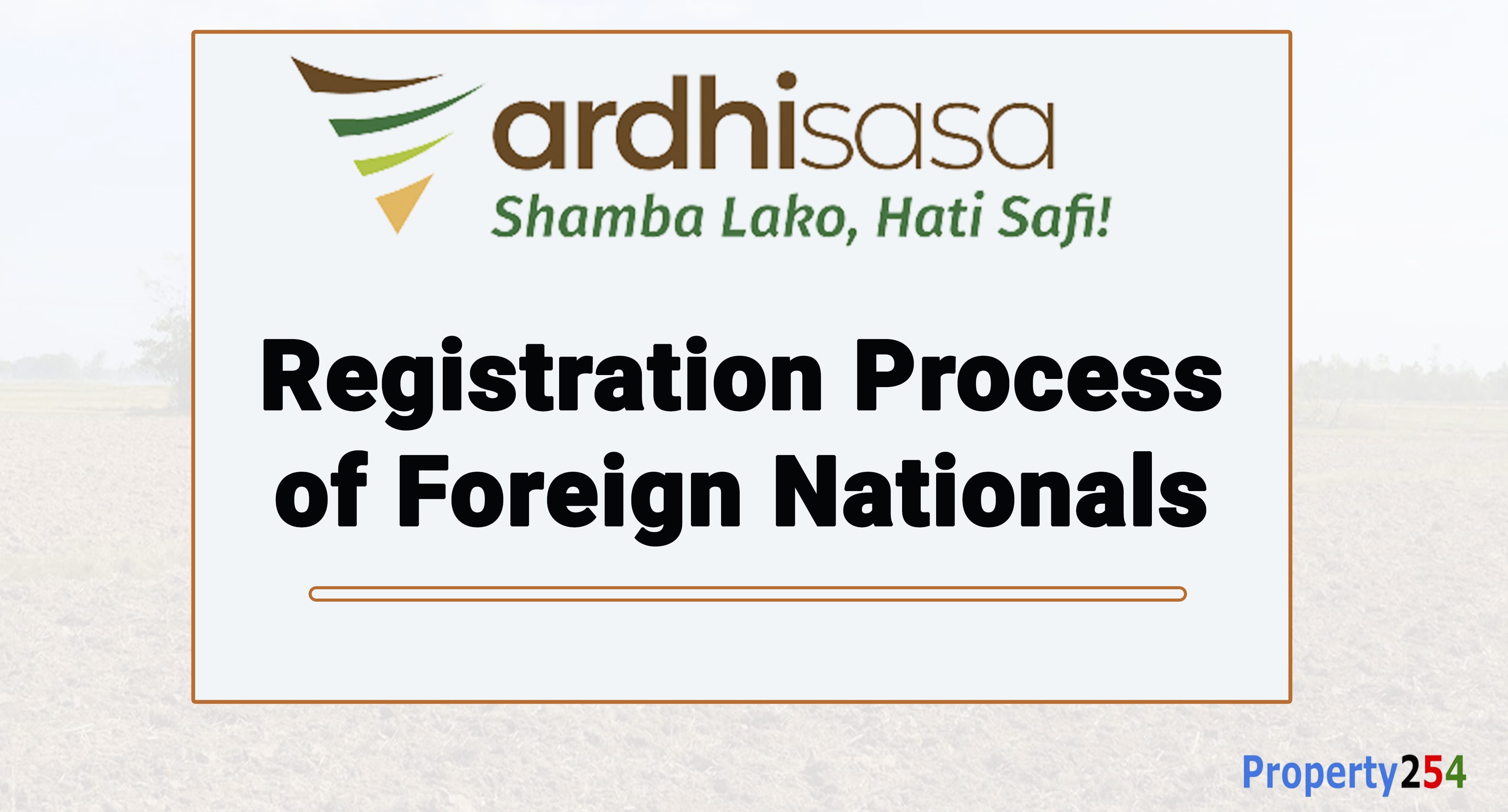 Registration Process of Foreign Nationals on Ardhisasa thumbnail