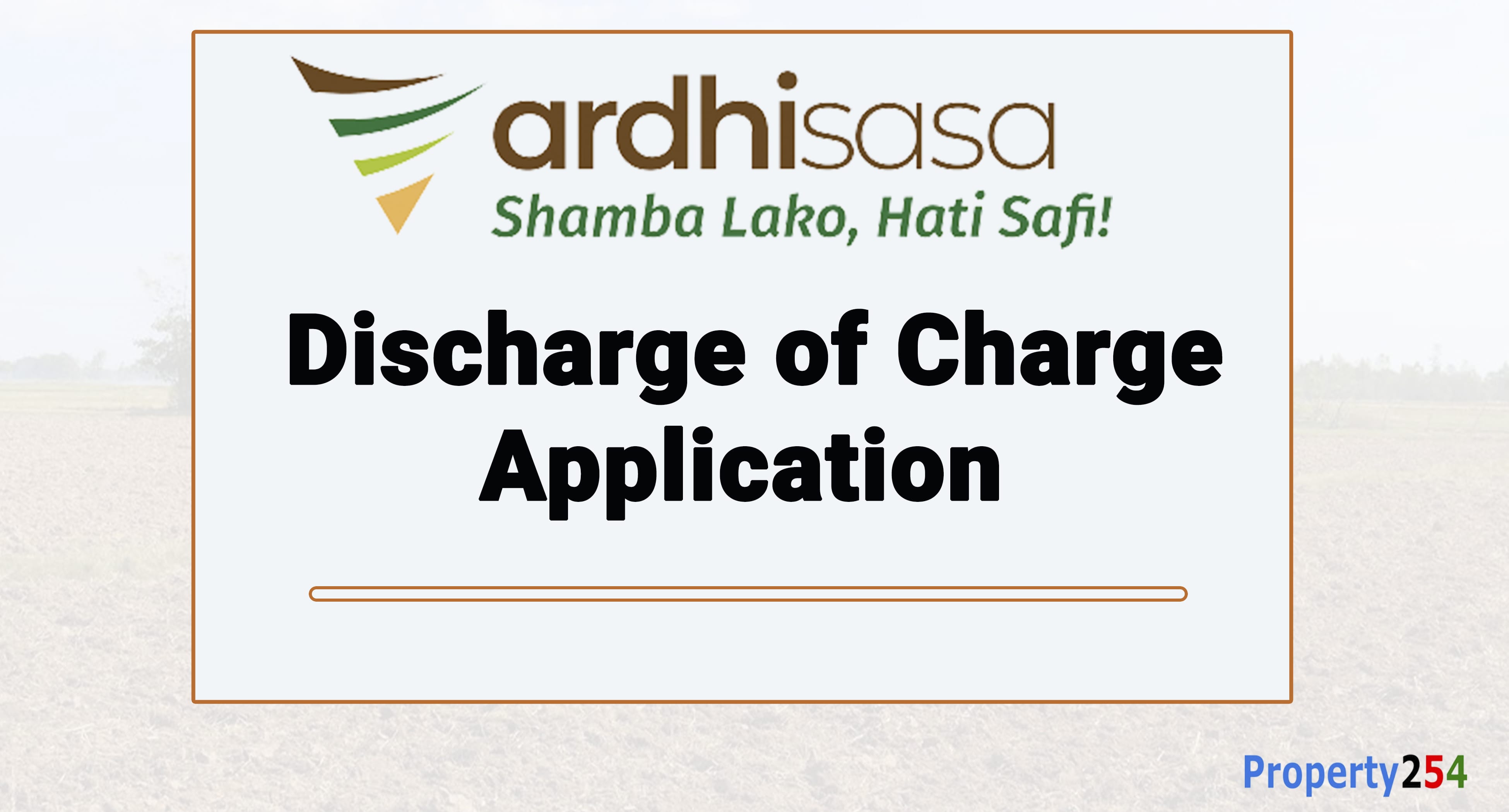 How to Make a Discharge of Charge Application on Ardhisasa thumbnail