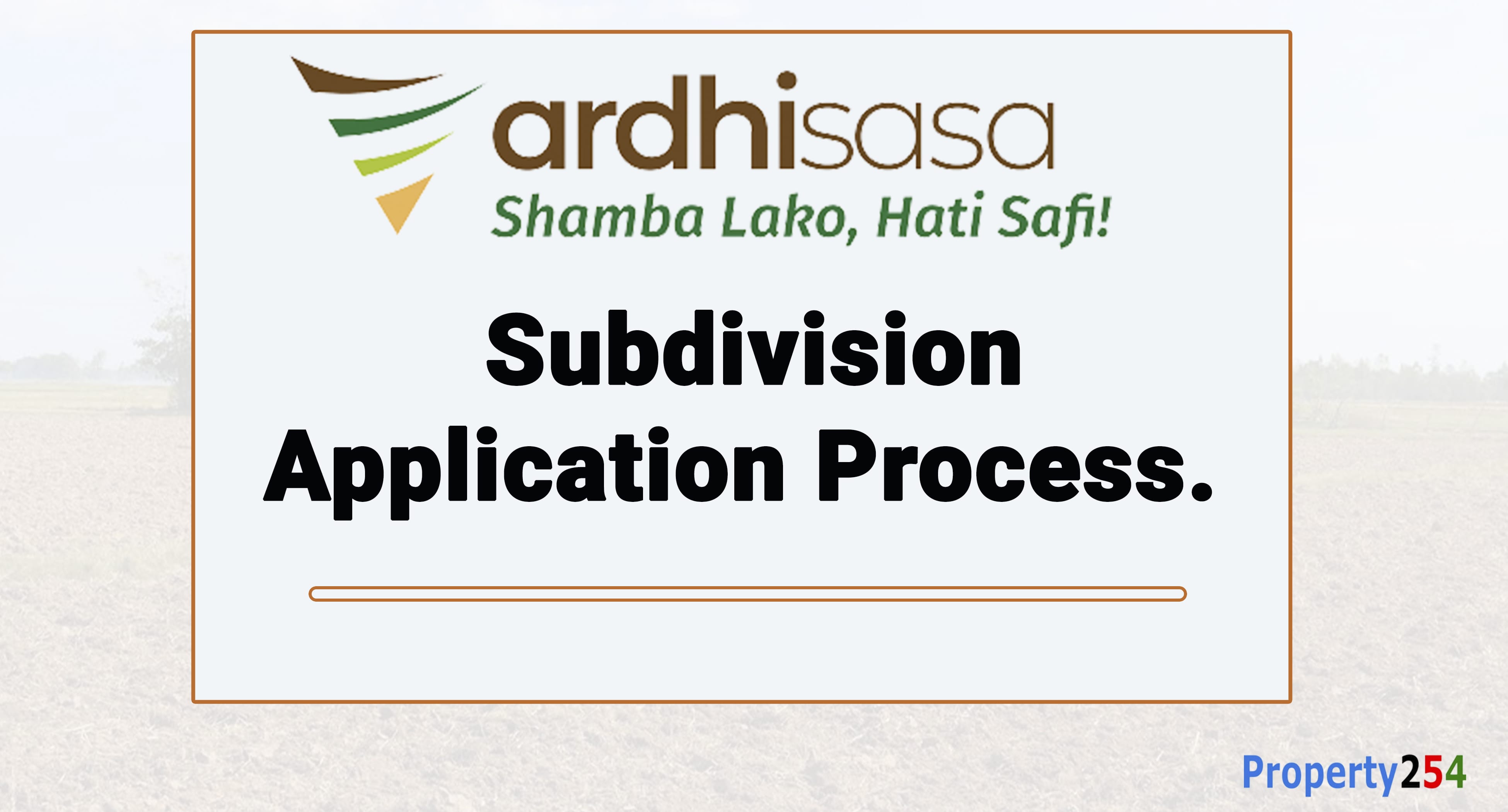 How to Make Subdivision Application on Ardhisasa thumbnail