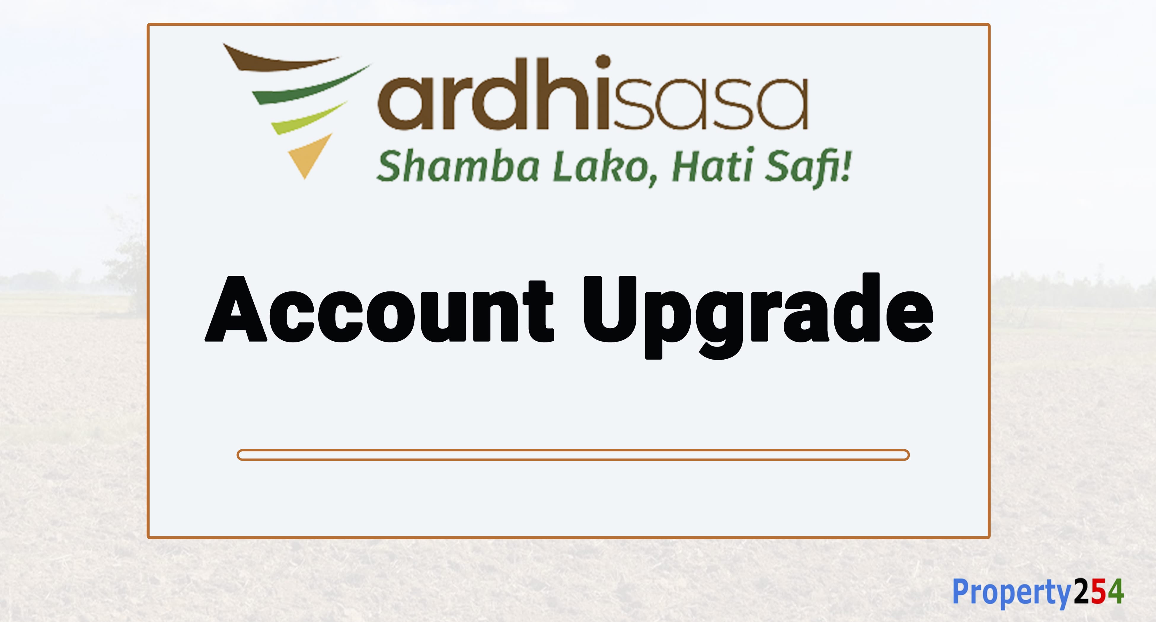 How to Upgrade your Account on Ardhisasa thumbnail