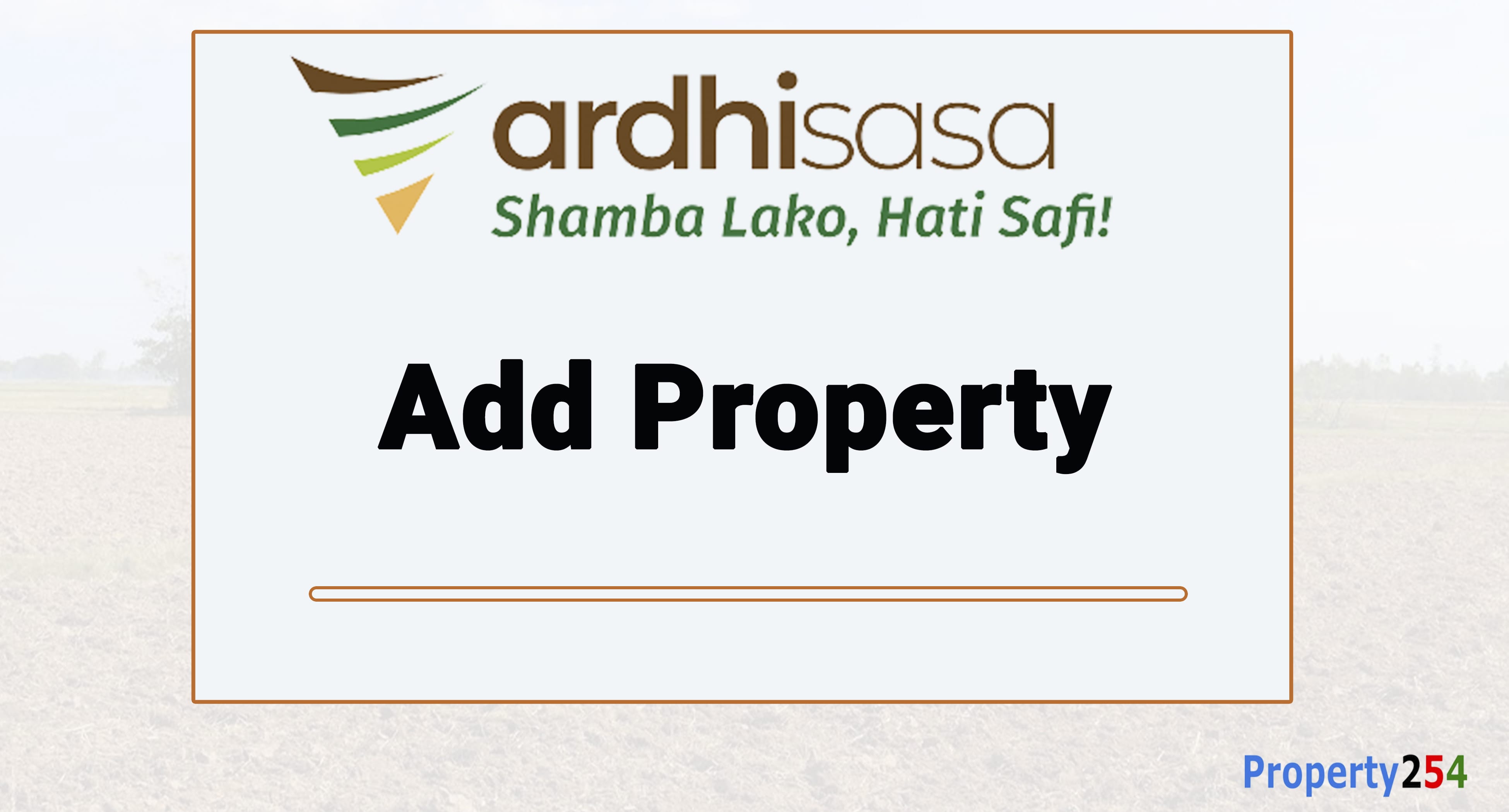 How to Add Property on Ardhisasa thumbnail