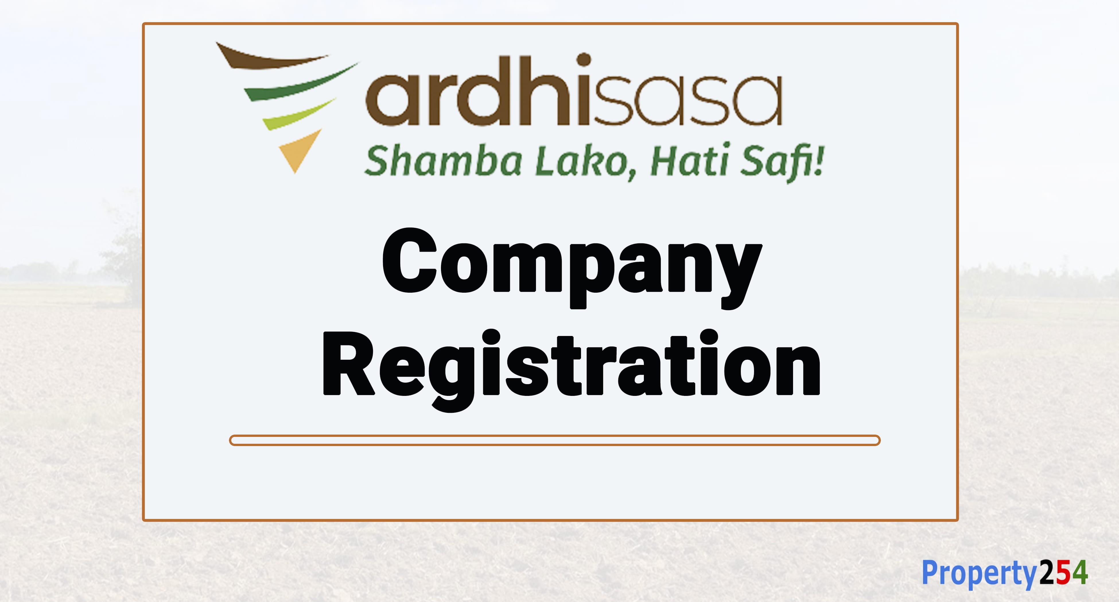 How to Register a Company on Ardhisasa thumbnail