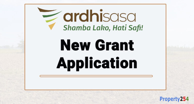 How to Make a New Grant Application ArdhiSasa